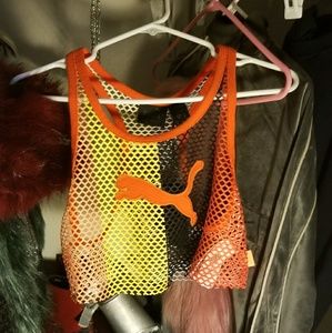 Fenty Puma by Rihanna Mesh Crop Tank Top